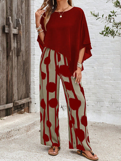 New Summer Fashion Casual Women's Trousers Suit